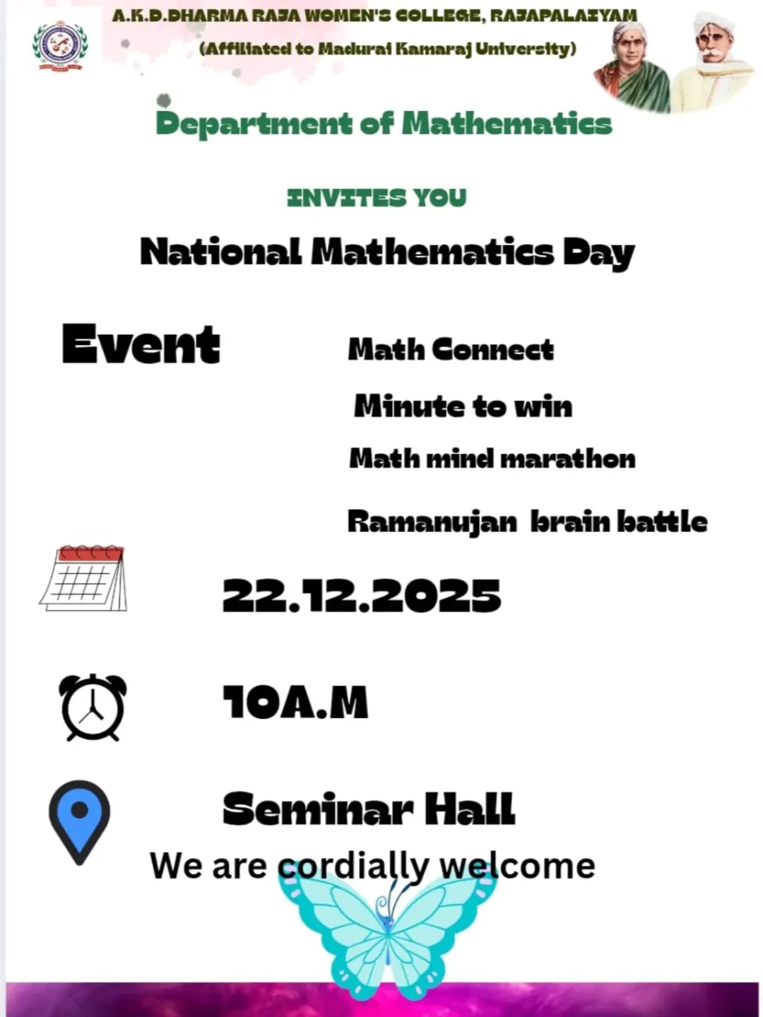 National Mathematics Day Image 1