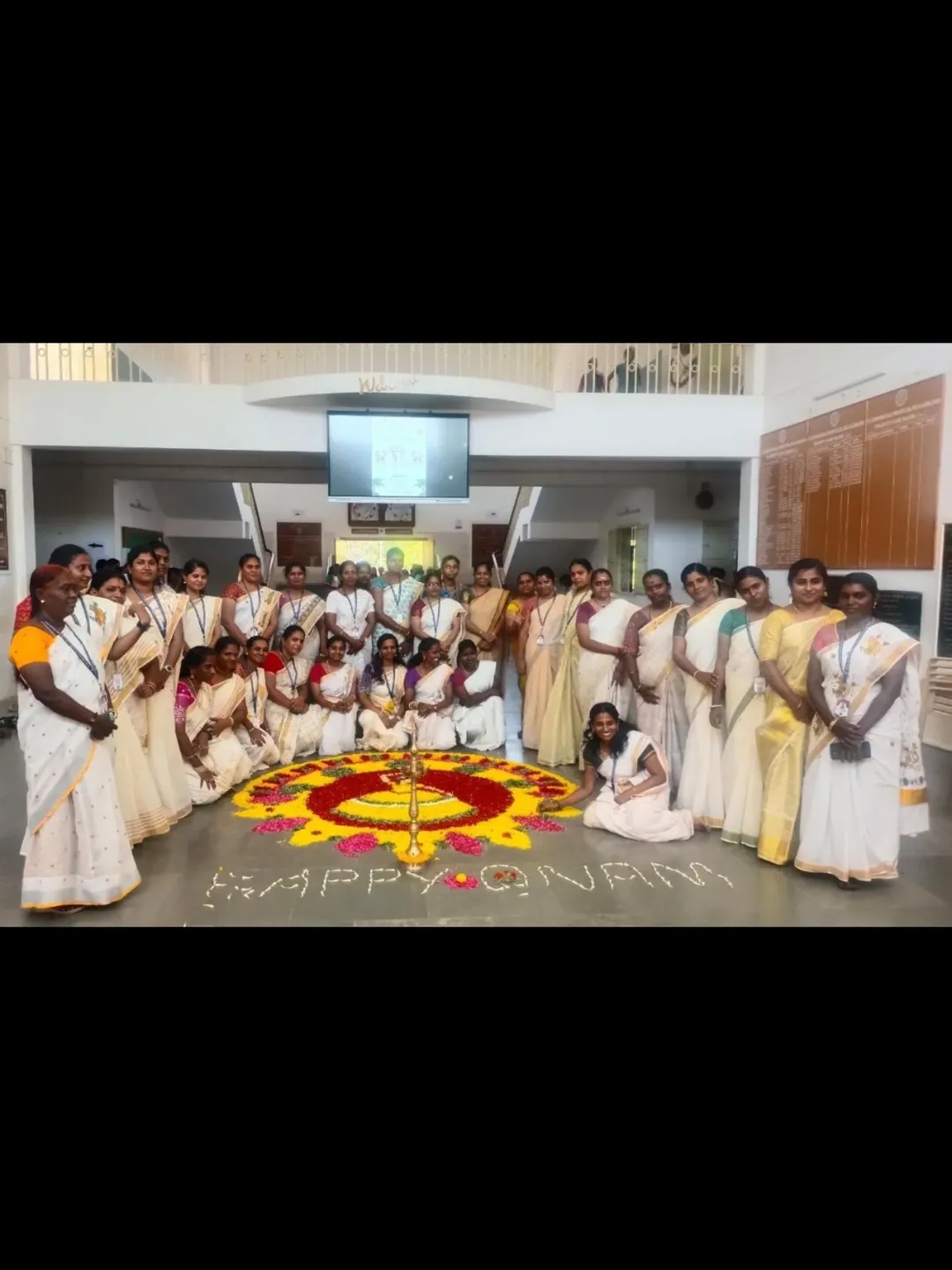 Onam Celebration Poo Kolam Image 3